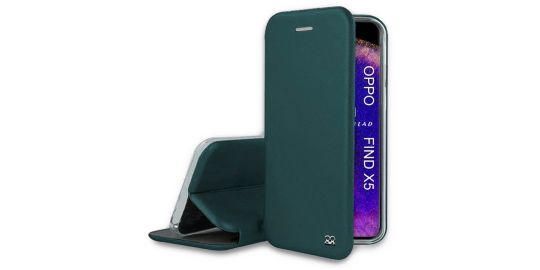 Etui IBROZ Oppo Find X5 Etui Cuir Kaki
