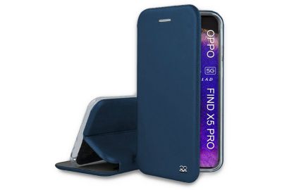 Etui IBROZ Oppo Find X5 Pro Etui Cuir Bleu