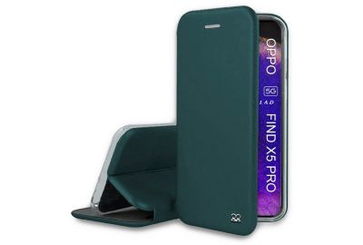 Etui IBROZ Oppo Find X5 Pro Etui Cuir Kaki
