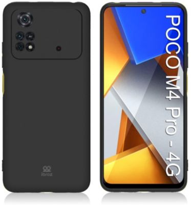 Coque IBROZ Xiaomi Poco M4 Pro 4G Silicone Noir