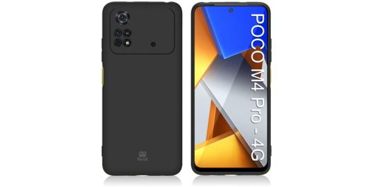 Coque IBROZ Xiaomi Poco M4 Pro 4G Silicone Noir