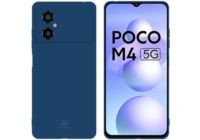 Coque IBROZ Xiaomi Poco M4 5G Silicone Bleu