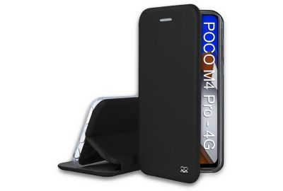 Etui IBROZ Xiaomi Poco M4 Pro 4G Cuir Noir