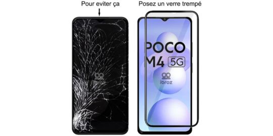 Protège écran IBROZ Xiaomi Poco M4 5G X3
