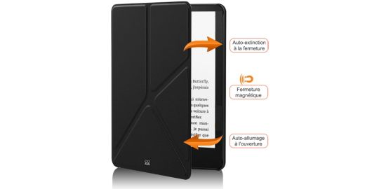 Etui IBROZ Origami Kindle Paperwhite 2021 Noir
