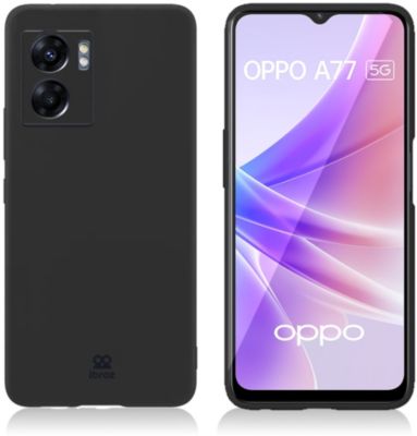 Coque IBROZ Oppo A77 5G Silicone noir