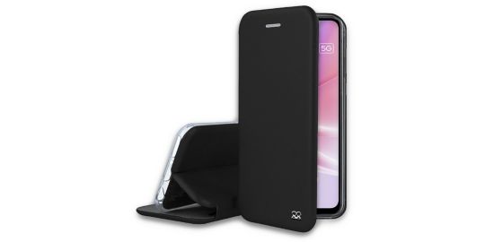 Etui IBROZ Oppo A77 5G Cuir noir