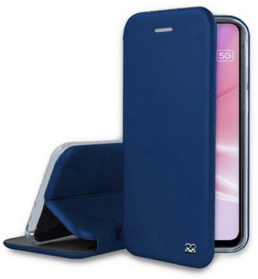 Etui IBROZ Oppo A77 5G Cuir bleu