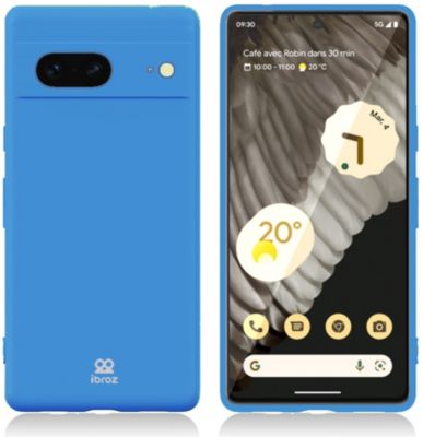 Coque IBROZ Google Pixel 7 Silicone bleu