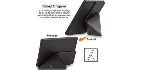 Etui IBROZ Origami Kindle 11thgen Noir
