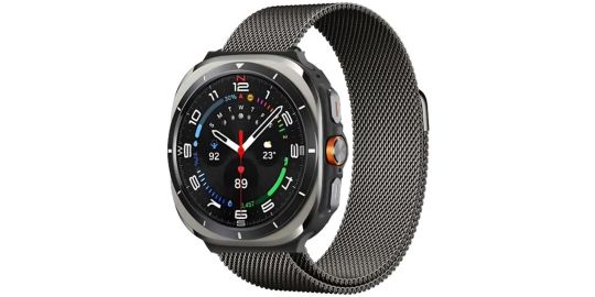Bracelet IBROZ Galaxy Watch7 Ultra 47mm Milanese titane