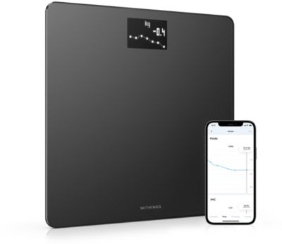 Pèse personne connecté WITHINGS Body Noir