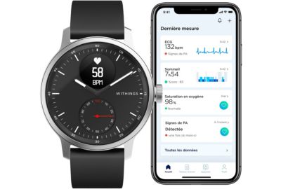 Montre connectée Withings Scanwatch 42mm Noir - Montre connectée