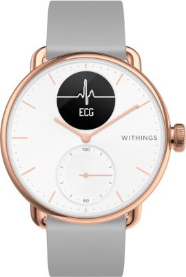 Montre santé WITHINGS Scanwatch rose gold 38mm