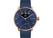 Montre santé WITHINGS Scanwatch rose gold 38mm bleue