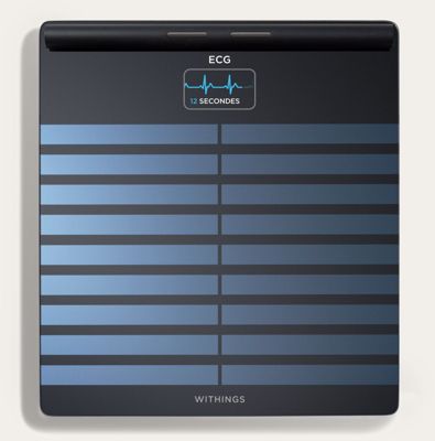 Pèse personne connecté WITHINGS Body Scan noir