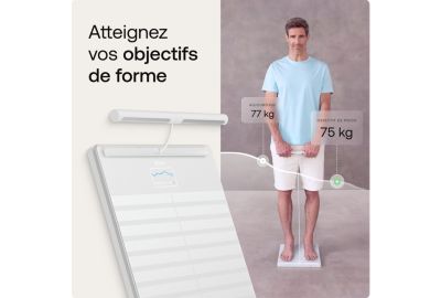 Pèse personne connecté WITHINGS Body Scan Blanche