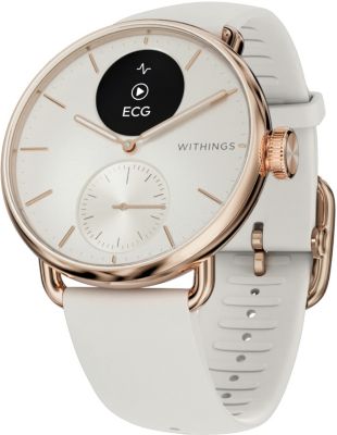 Montre santé WITHINGS Connecté Scanwatch 2 Rose Gold Sand 38mm