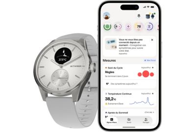 Montre santé WITHINGS Scanwatch 2 42mm Blanche