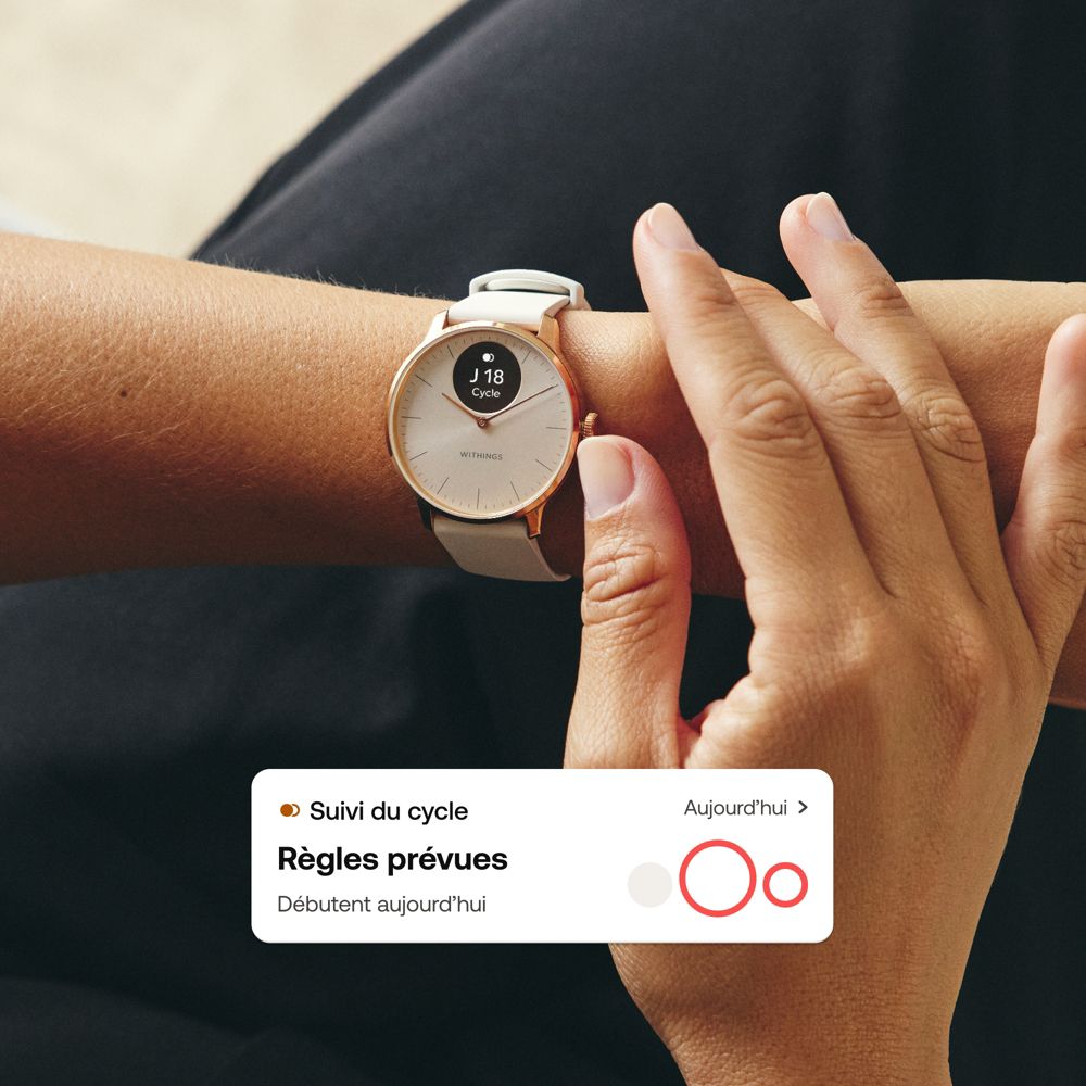 Montre connectée Withings ScanWatch Light 37 mm Noir