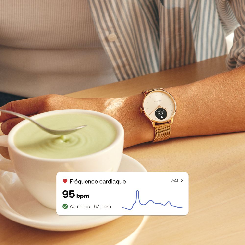 Montre connectée scanwatch light blanc Withings