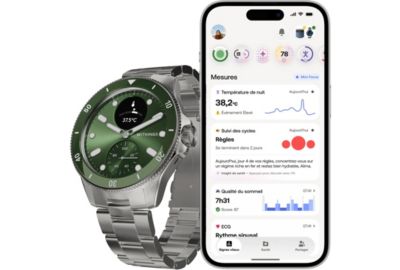 Tracker WITHINGS Scanwatch Nova verte