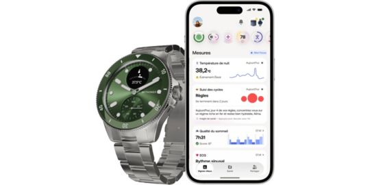 Tracker WITHINGS Scanwatch Nova verte