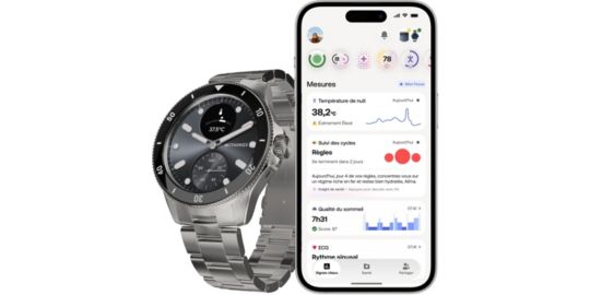 Montre santé WITHINGS Scanwatch Nova 42mm Noire