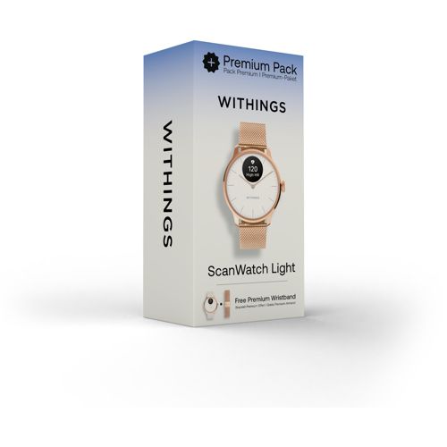 Withings Montre Connectée ScanWatch Light Étanche Autonomie 30