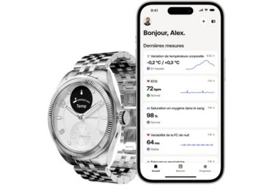 Montre santé WITHINGS Scanwatch Nova Brilliant 39mm Titanium