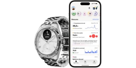 Montre santé WITHINGS Scanwatch Nova Brilliant 39mm Titanium