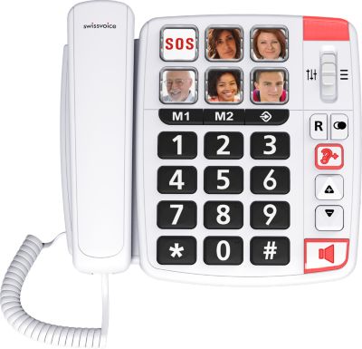 Téléphone fixe filaire Senior - Swissvoice Xtra 1110 SWISSVOICE Pas Cher 