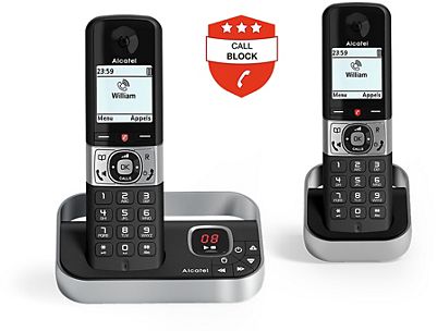Téléphone sans fil SPC Air Pro Duo 7302N/ Pack DUO/ Noir