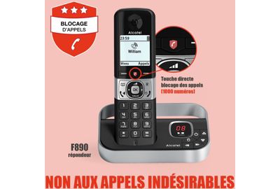 Pack ALCATEL F890 Voice Duo Noir