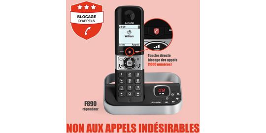 Pack ALCATEL F890 Voice Duo Noir