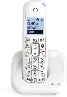 Téléphone sans fil ALCATEL XL785 Solo Blanc