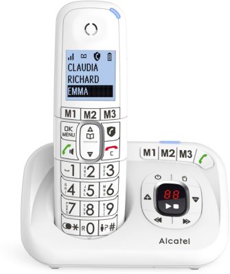 Téléphone sans fil ALCATEL XL785 Voice Blanc