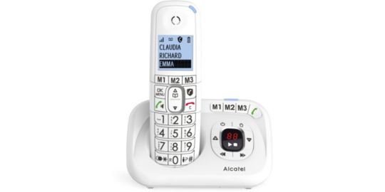 Téléphone sans fil ALCATEL XL785 Voice Blanc