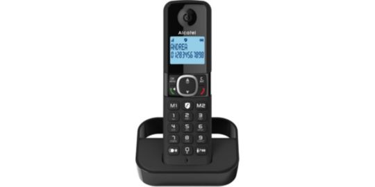 Téléphone sans fil ALCATEL F860 Solo Noir