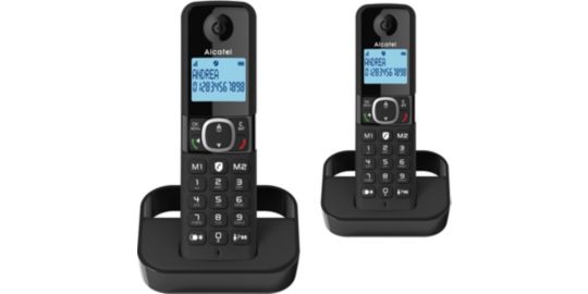Téléphone sans fil ALCATEL F860 Duo Noir