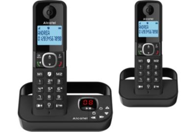 Téléphone sans fil ALCATEL F860 Voice Duo Noir