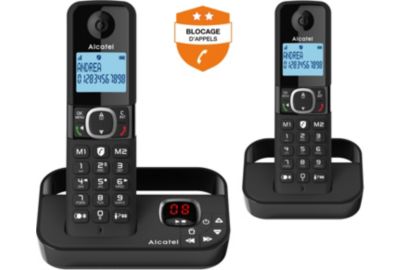 Téléphone sans fil ALCATEL F860 Voice Duo Noir