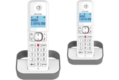 Téléphone sans fil ALCATEL F860 Duo Grey