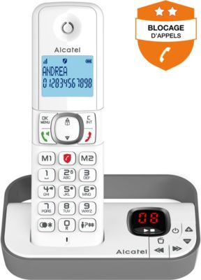 Téléphone fixe Alcatel F 860 duo répondeur
