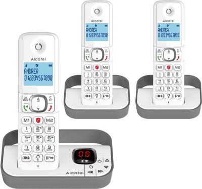 Téléphone sans fil ALCATEL F860 Voice Trio Grey