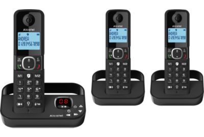 Téléphone sans fil ALCATEL F860 Voice Trio Noir