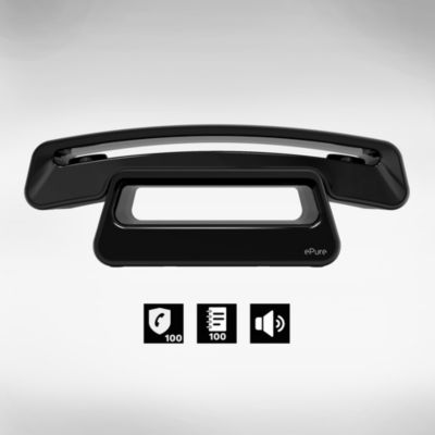 Téléphone sans fil ALCATEL ePure Iconic Noir