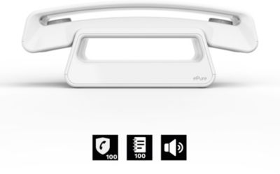 Téléphone sans fil ALCATEL ePure Iconic Blanc