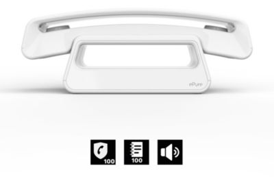 Téléphone sans fil ALCATEL ePure Iconic Blanc
