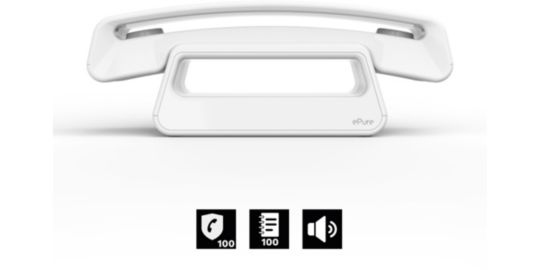 Téléphone sans fil ALCATEL ePure Iconic Blanc